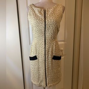Leona by Lauren Leonard Silk Boucle Midi Dress